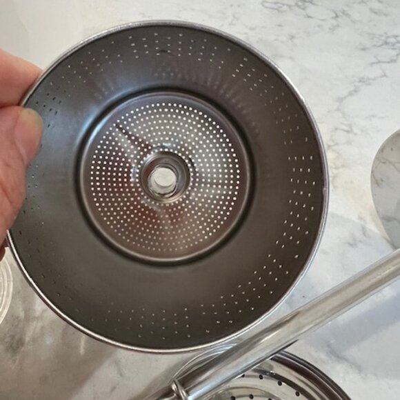 CorningWare 9 Cup Stove Top Percolator Cornflower Pattern Coffee Pot - Picture 10 of 15